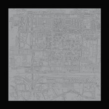 Downtown Dubai Map City Relief Model 3D Design File - view 1