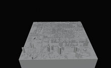 Downtown Dubai Map City Relief Model 3D Design File - view 2