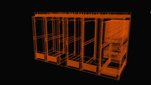 Modular Datacenter Cabinet System Model 3D Design File - view 5