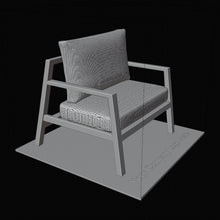 Chair Model 3D Design File - view 1