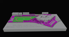 University Campus Master Plan Model 3D Design File - view 3