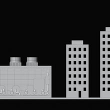District Cooling Plant Model 3D Design File - view 1