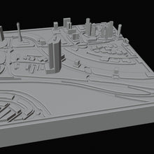 Area Map Relief Model 3D Design File - view 1