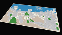 Large Dubai Map Relief Model 3D Design File - view 5