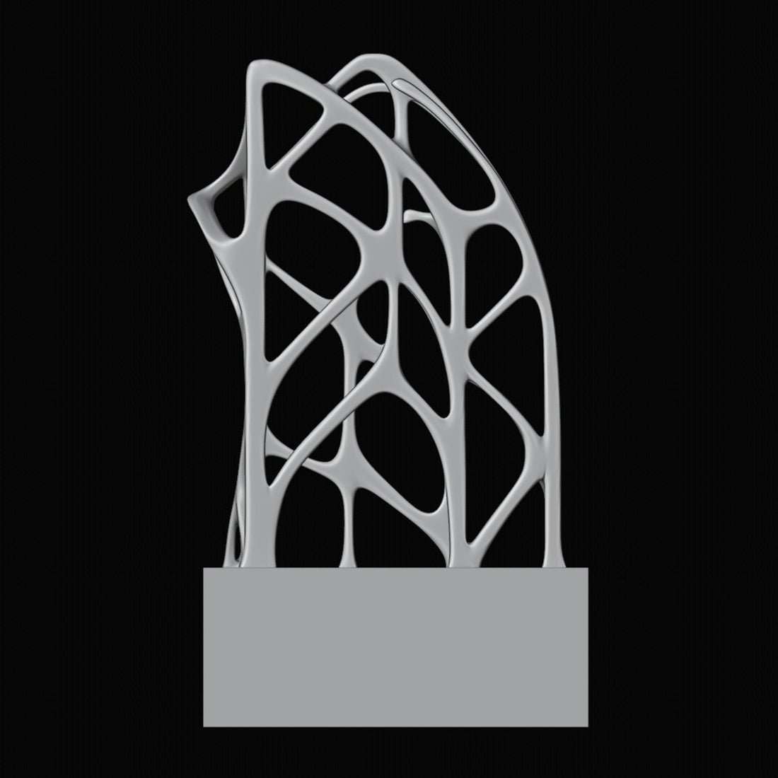 AI Award Trophy 3D Design File - view 1