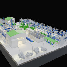 Electroplating Factory Miniature Model 3D Design File - view 1