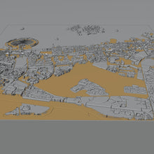 Dubai Map 1.5 x 1.5m Relief Panel 3D Design File - view 1