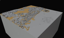 Dubai Map 1.5 x 1.5m Relief Panel 3D Design File - view 4