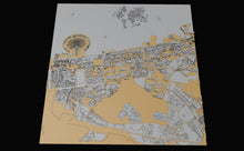 Dubai Map 1.5 x 1.5m Relief Panel 3D Design File - view 5