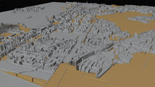 Dubai Map 1.5 x 1.5m Relief Panel 3D Design File - view 6