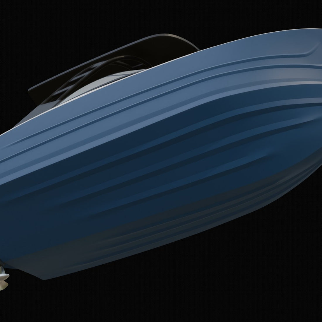 Speedboat Model 3D Design File - view 1