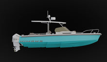 Cabin Cruiser Boat Model 3D Design File - view 2