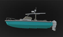 Cabin Cruiser Boat Model 3D Design File - view 3