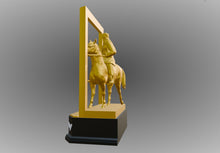 Sheikh Zayed UAE Founder on Horse Figurine 3D Design File - view 2