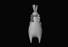 Stylised Rabbit Figurine 3D Design File - view 7