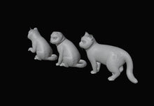 Miniature Cat Figurine 3D Design File - view 7