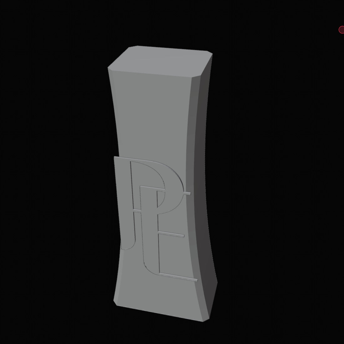 Corporate Column Award Trophy 3D Design File - view 1