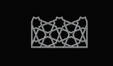 Islamic Star Pattern Frame Mould 3D Design File - view 3