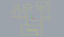 3 BHK Interior design with swimming pool 3d design file