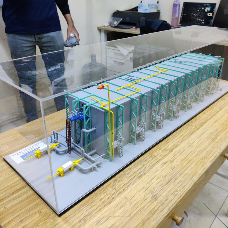 Biogas Plant Scale Model - Custom Industrial Process Model