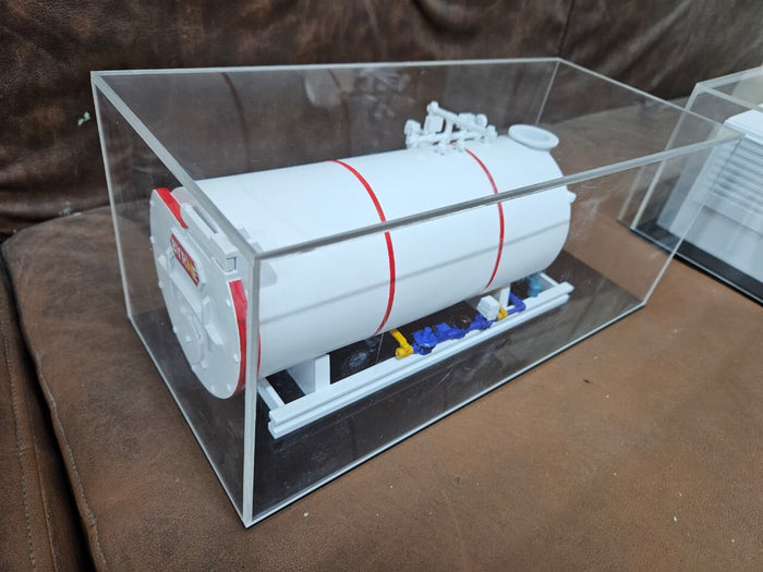 Industrial Horizontal Storage Tank Model