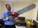 Denji Cosplay Chainsaw man head Prop - Large Anime-Style Weapon Replica