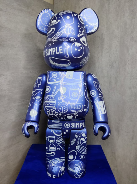 Custom Bearbrick detail