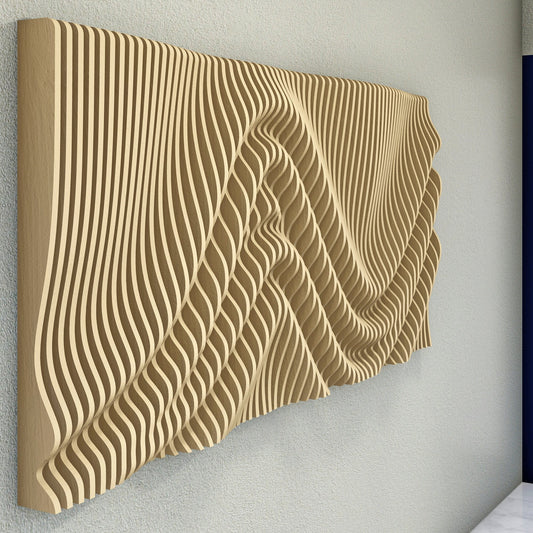 Custom Parametric Wave Wall Art