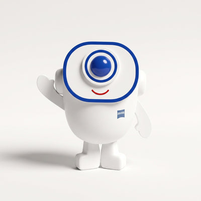 Friendly Mascot Robot Figure