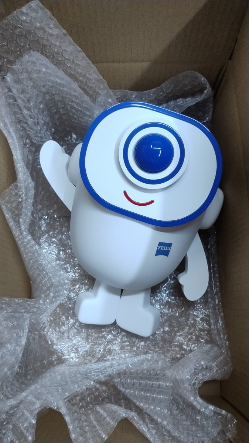 Friendly Mascot Robot Figure - 3D Printed Brand Character