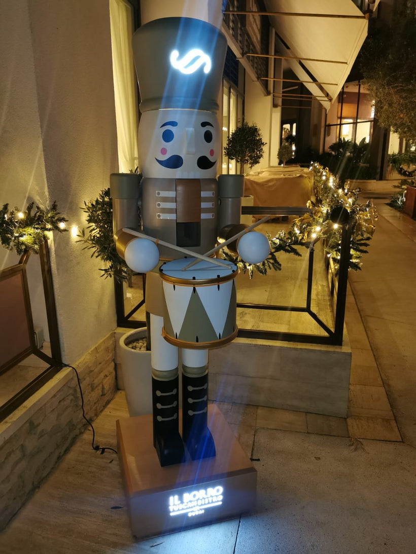 Life Size Nutcracker Statue - Custom LED Christmas Decor