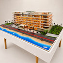 Beachfront Residences Building Model - Illuminated Real Estate Sales Gallery Scale Model