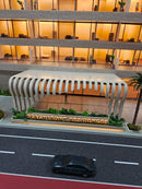 Beachfront Residences Building Model - Illuminated Real Estate Sales Gallery Scale Model