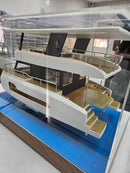 Solar Catamaran Yacht Scale Model