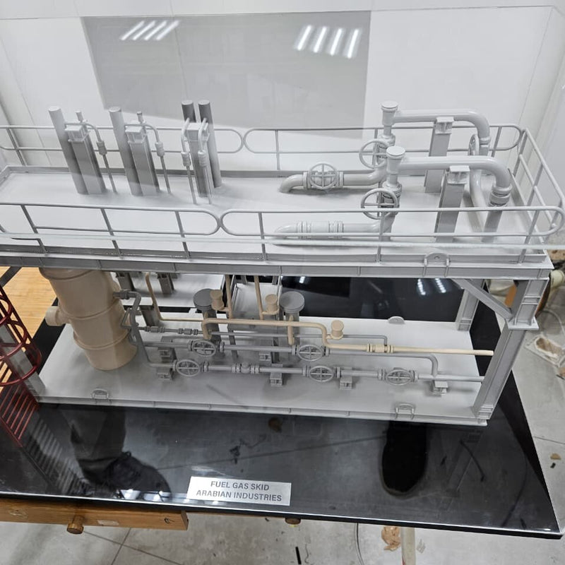 Gas Process Skid Model