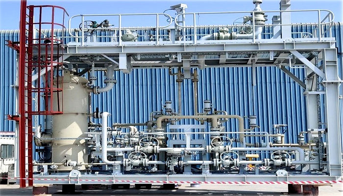 Gas Process Skid Model - Industrial Equipment Model