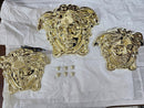 Gold Chrome Medusa Wall Art