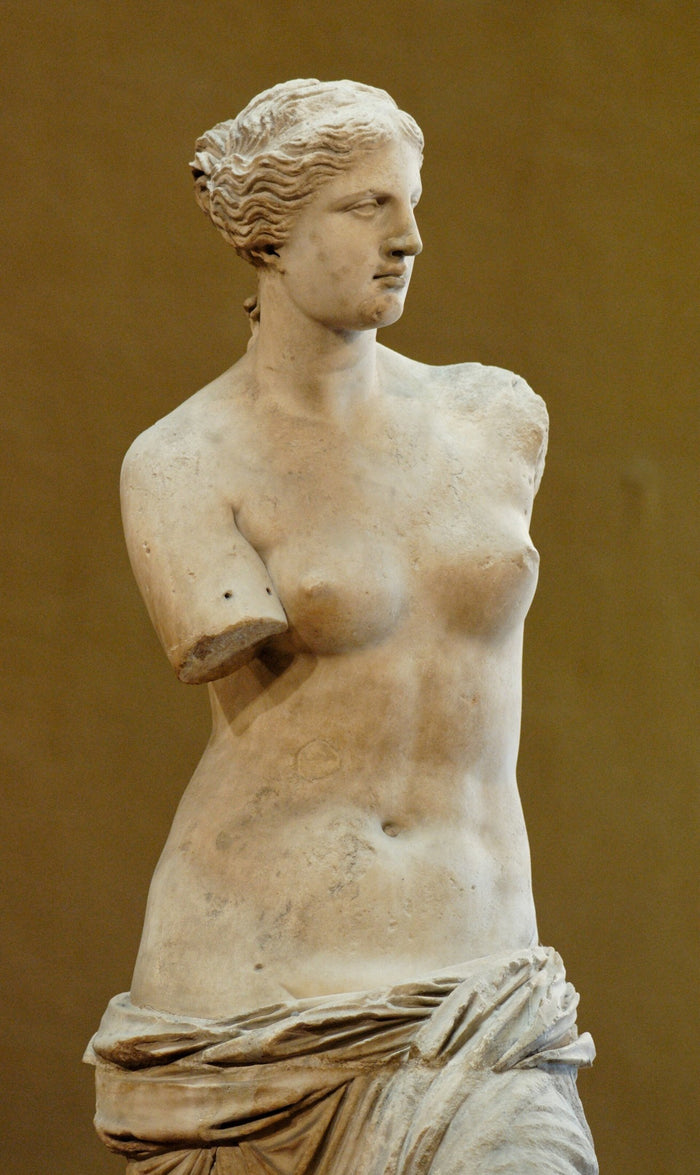 Classical Greek Woman Bust Sculpture