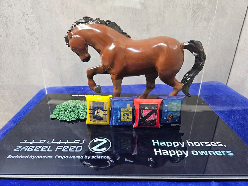 Horse Food Figure Display - Branded Corporate Gift Model