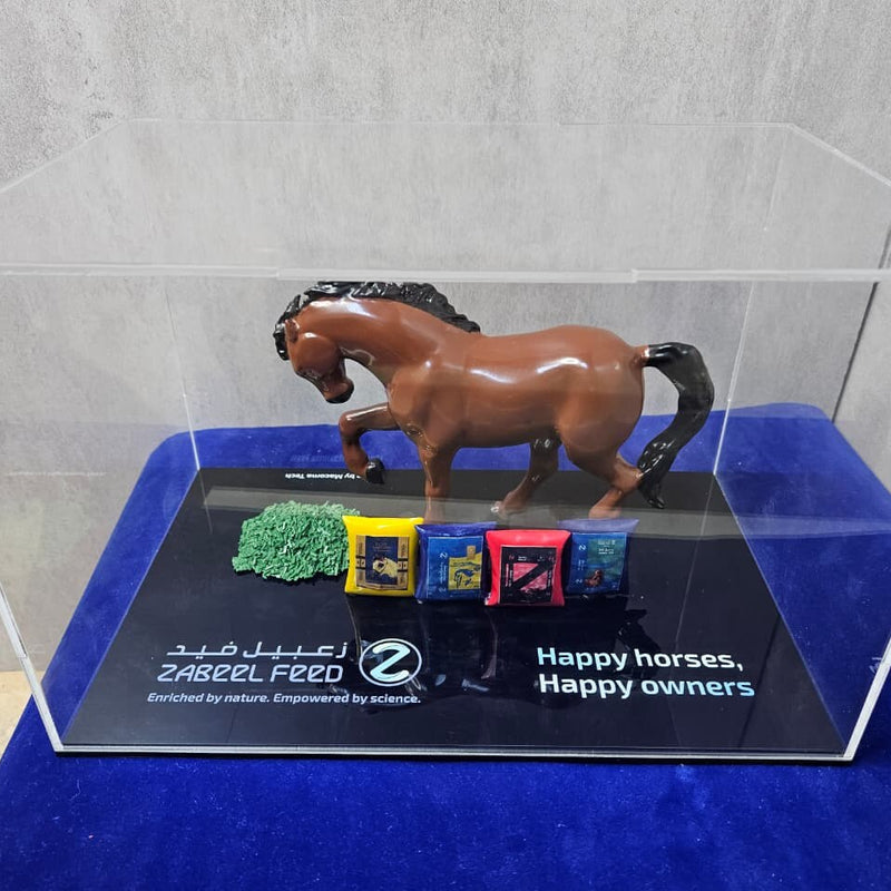 Horse Food Figure Display