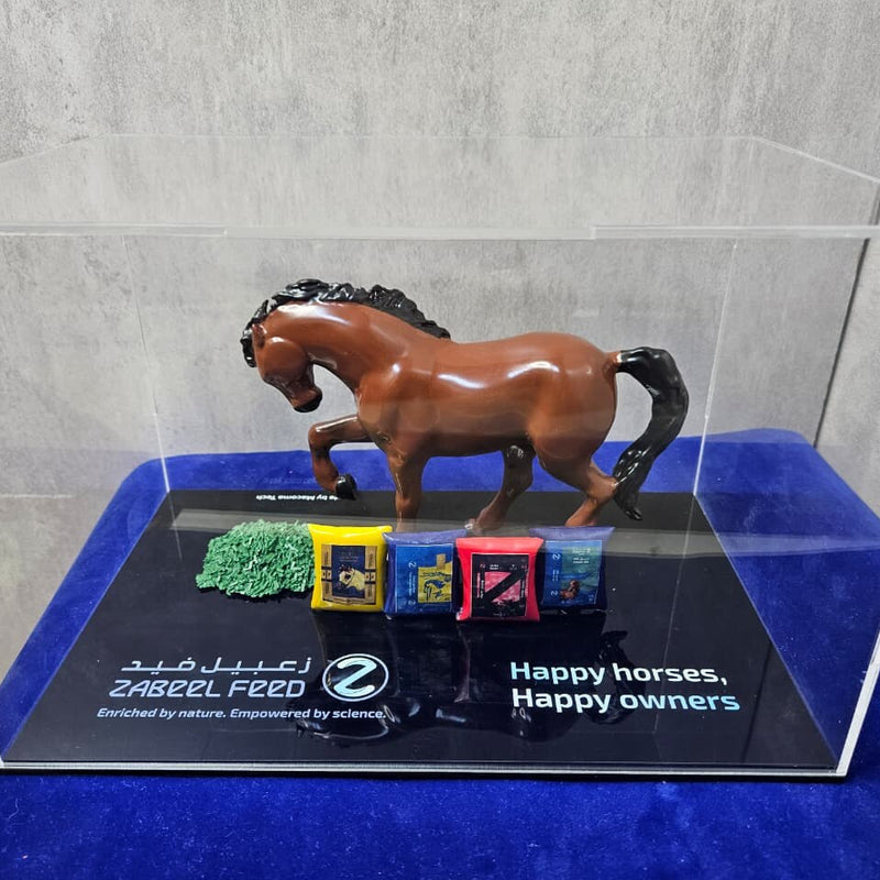 Horse Food Figure Display