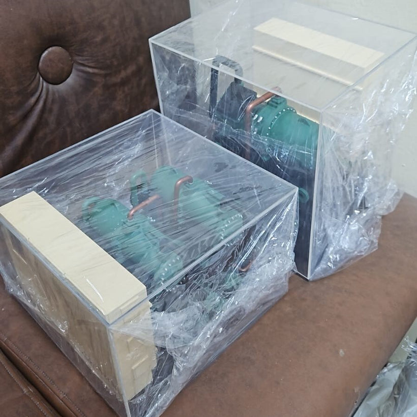 Industrial Water Cooled Chiller Unit Equipment Display Model