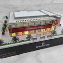 Retail fitout model rear view