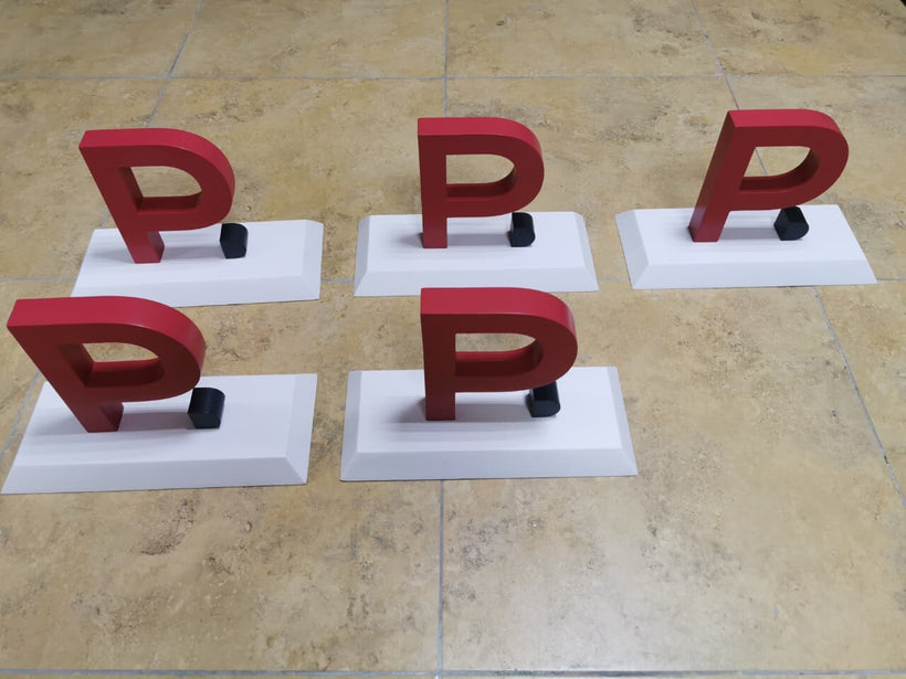 Custom 3D Logo Award - Branded Recognition Trophy