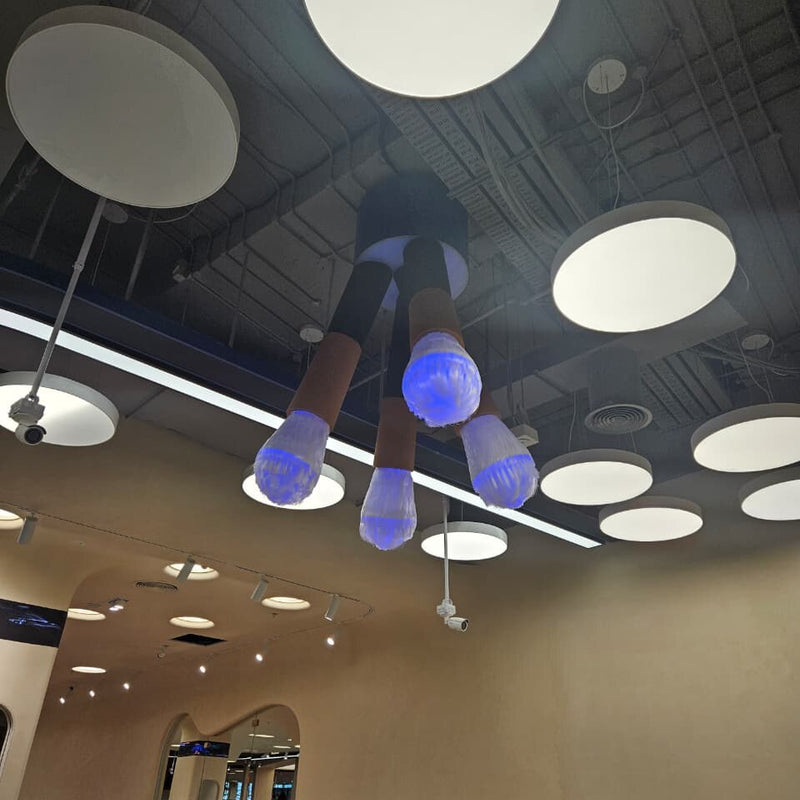 Giant Makeup Brush Installation