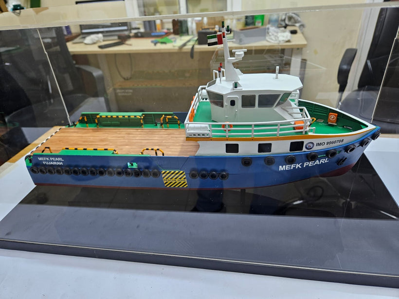 Offshore Utility Vessel Model - MEFK Pearl Ship Replica
