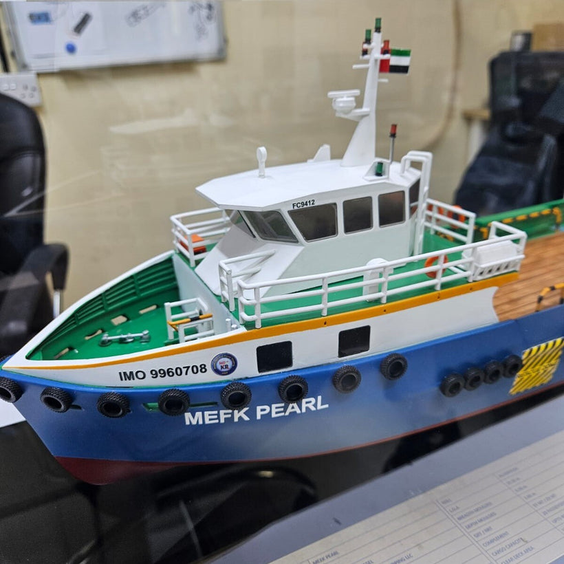 Offshore Utility Vessel Model - MEFK Pearl Ship Replica