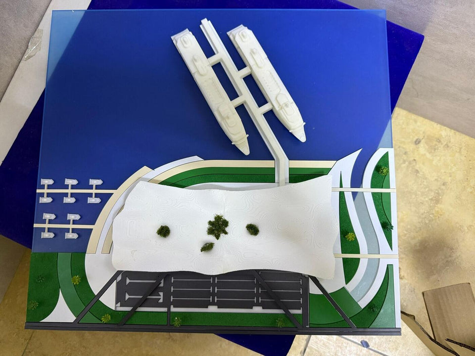 Airport Terminal Scale Model