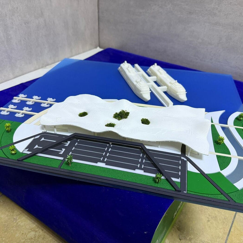 Airport Terminal Scale Model