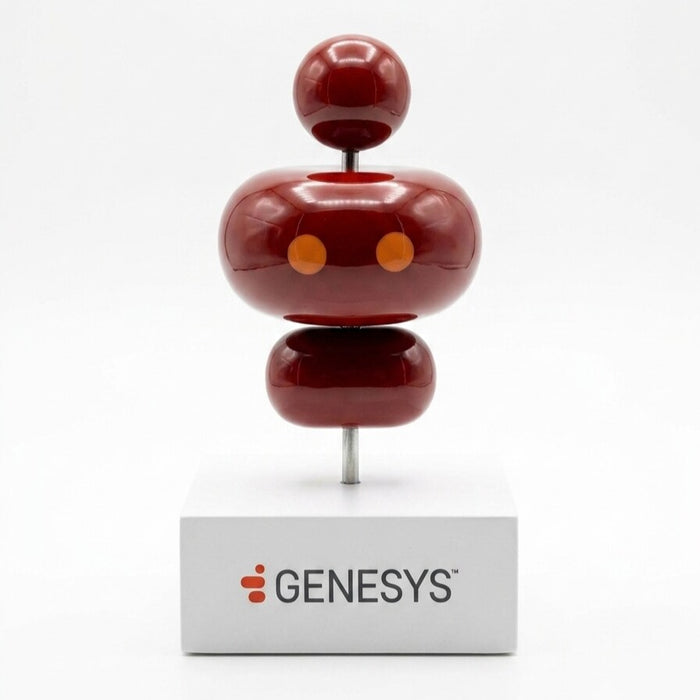 Balloon-Style Sculpture - Glossy Branded Art Piece